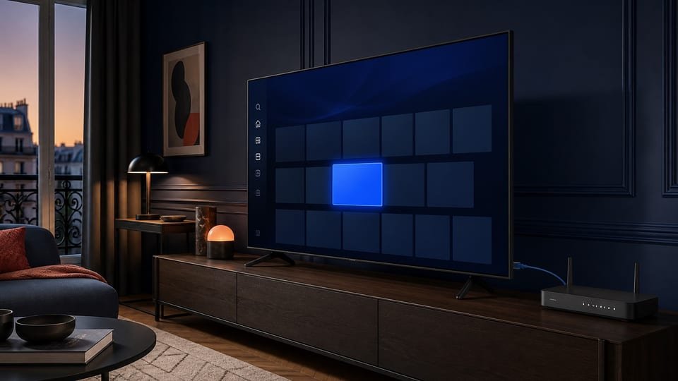 Utiliser son compte IPTV sur Samsung Tizen : préparer le lecteur — illustration du contexte d’utilisation